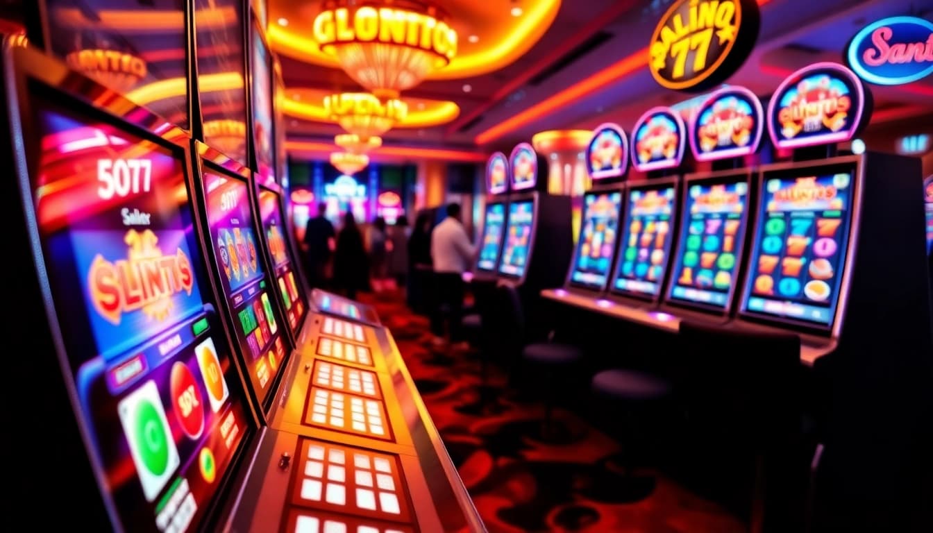 Jelajahi slot777 dengan mesin perjudian yang mendebarkan dan suasana kasino yang hidup.
