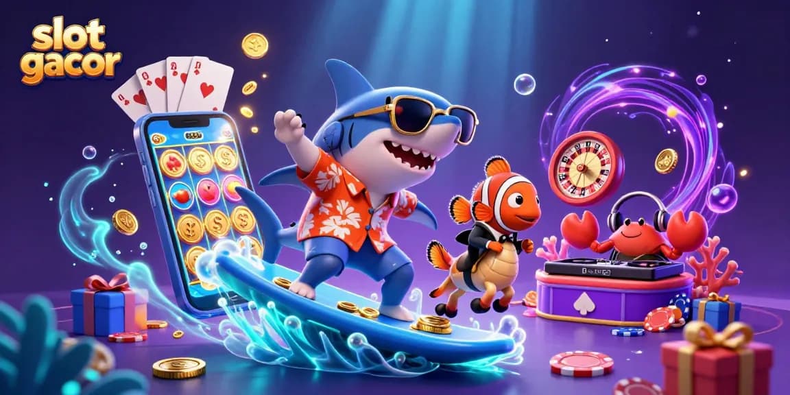 Engage with exhilarating slot gacor adventures featuring vibrant characters and exciting casino elements.