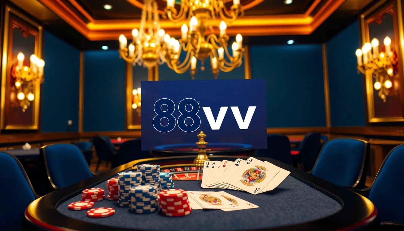 Get in on the action at 88vv with exciting poker games and casino elements.
