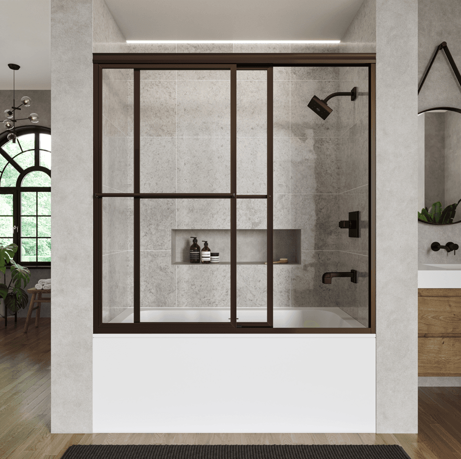Transform Your Bathroom with Stunning Sliding Shower Doors for Tubs | SUNNY SHOWER