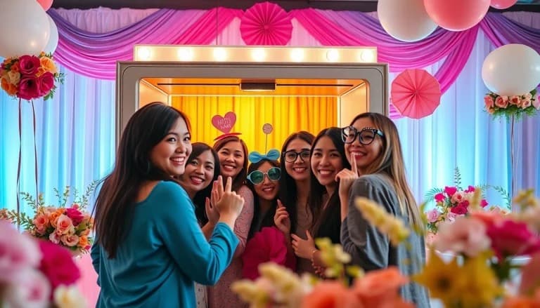 High-End Photo Booth Rental with Custom Experiences