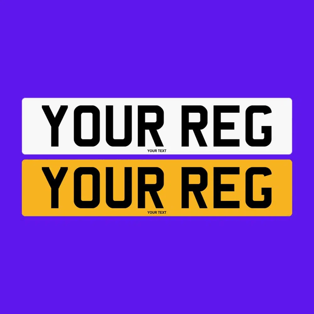 Online Number Plate Builder – Design &amp; Order Custom Show Plates in Minutes
