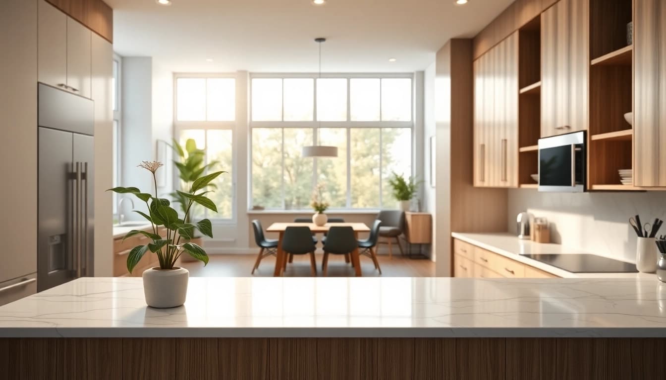 Stunning kitchen renovation showcasing modern design elements and vibrant decor, reflecting a Home renovation project.