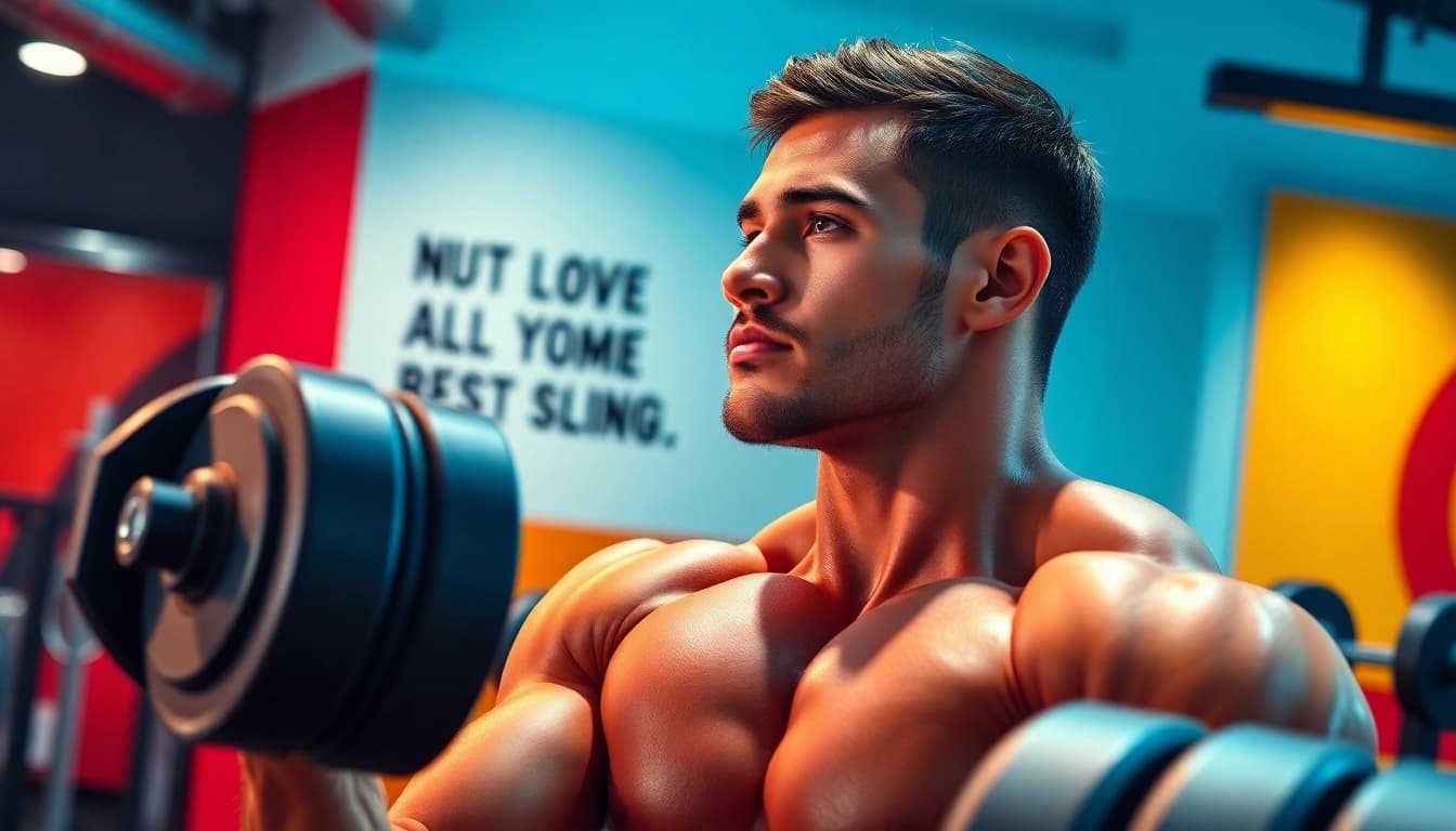 Showcase the determination of an athlete lifting weights, emphasizing 888new fitness motivation.