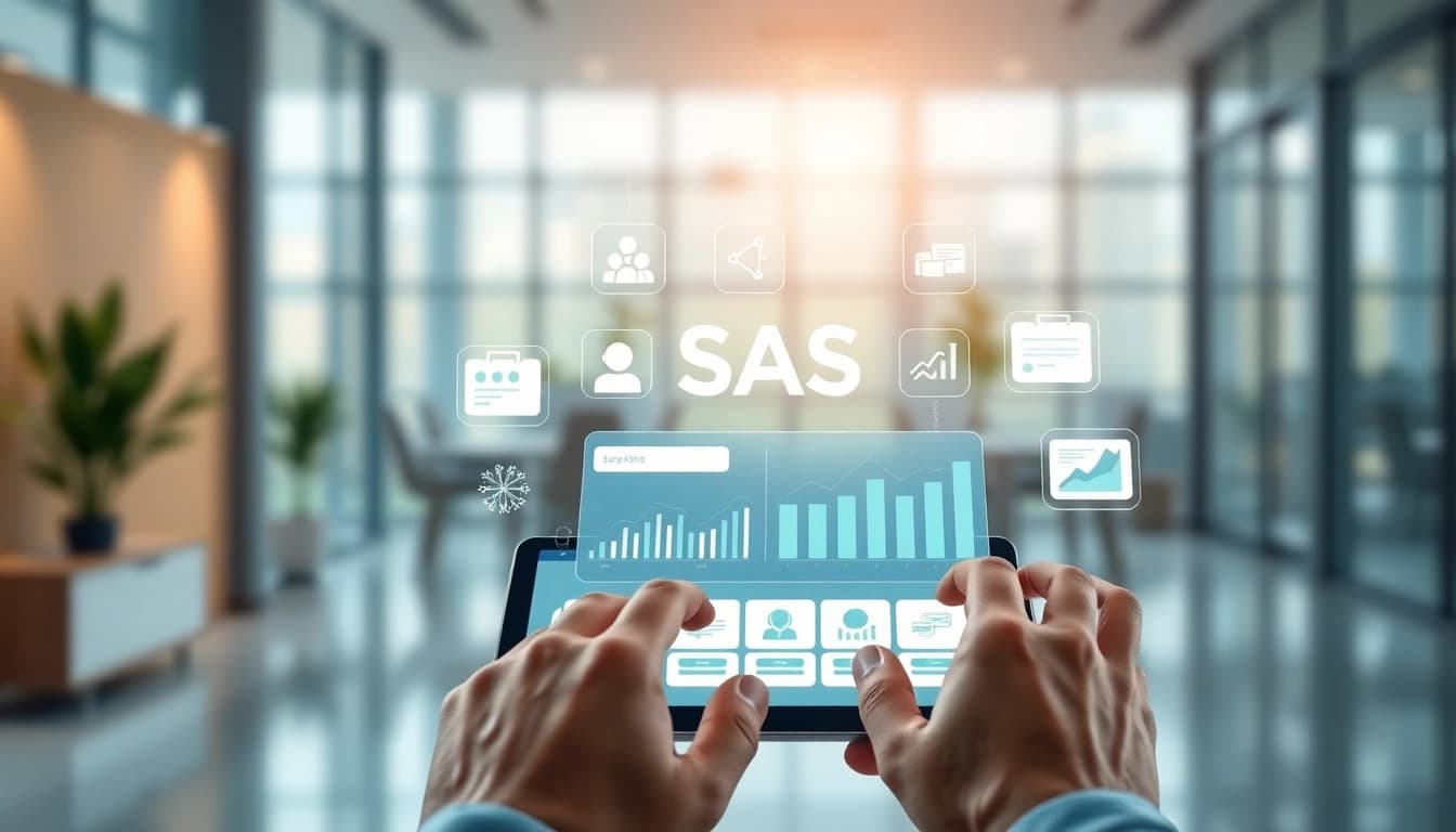 Streamlined interface showcasing SaaS payments with modern charts and payment icons.