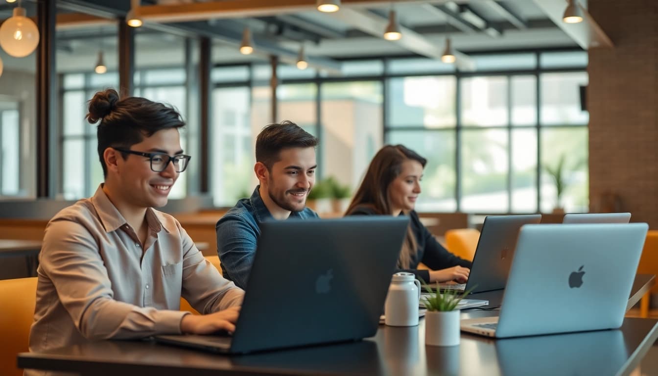 Descubre consejos sobre freelance jobs online mientras trabajas en un ambiente acogedor.