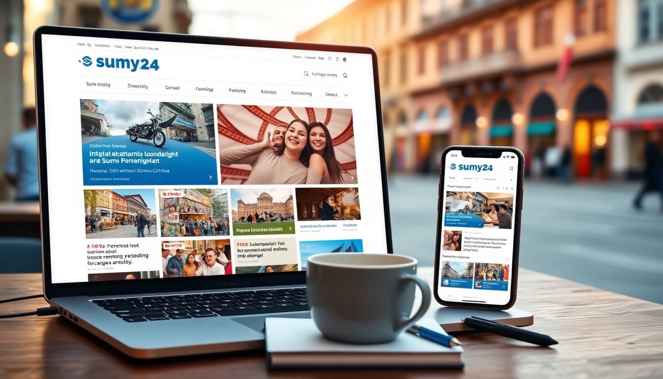 Долучайтеся до останніх новин на https://sumy24.com.ua, переглядаючи сучасний інтерфейс новин.