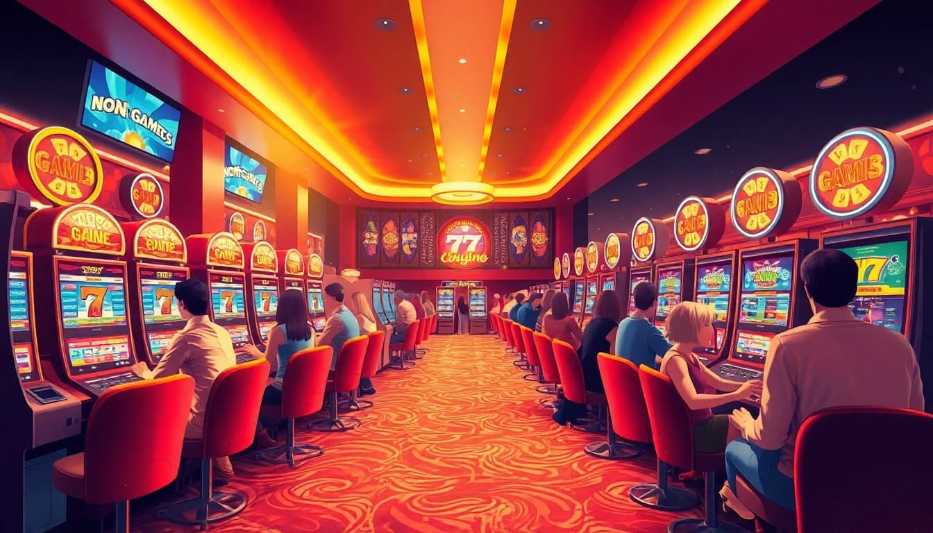 Engaged players enjoying a non gamstop casino experience with dynamic gaming options