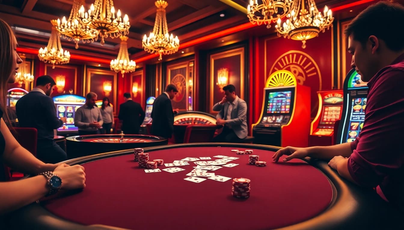 Experience the thrill of god55 casino with vibrant games and exciting gambling action.