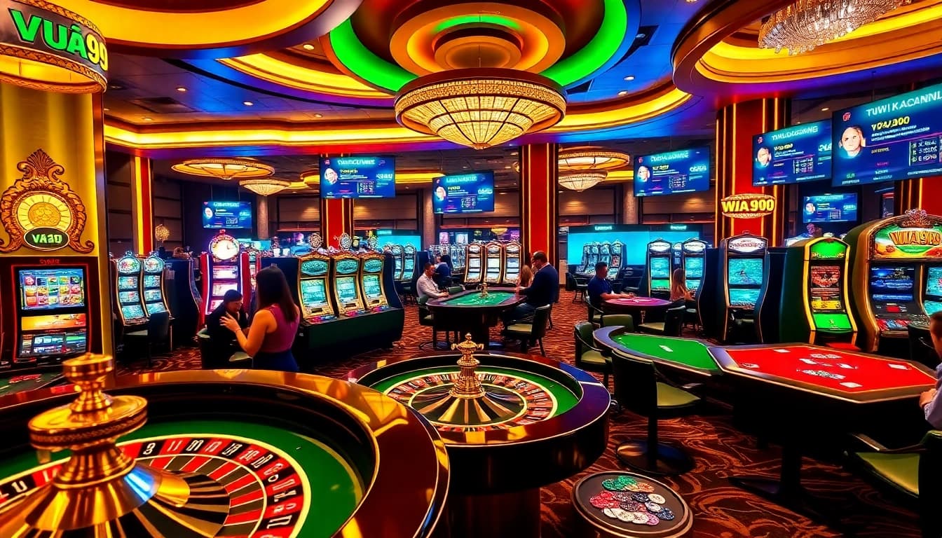 Engaging players at Vua99 casino with vibrant games and interactive betting experiences.