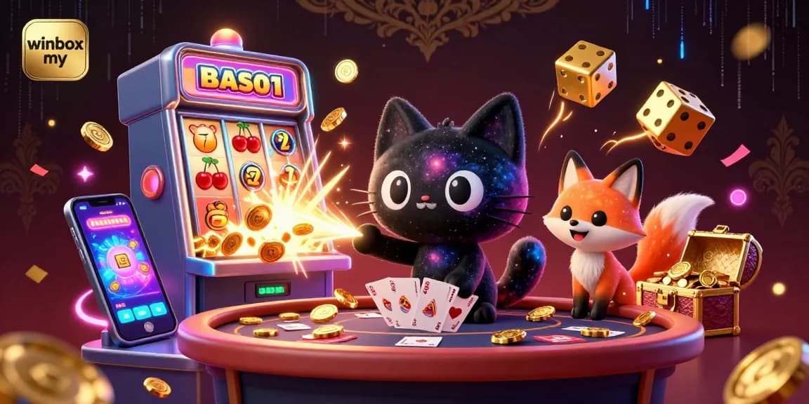 Engage with winbox my as the cosmic casino unfolds with vibrant slots and thrilling game elements.