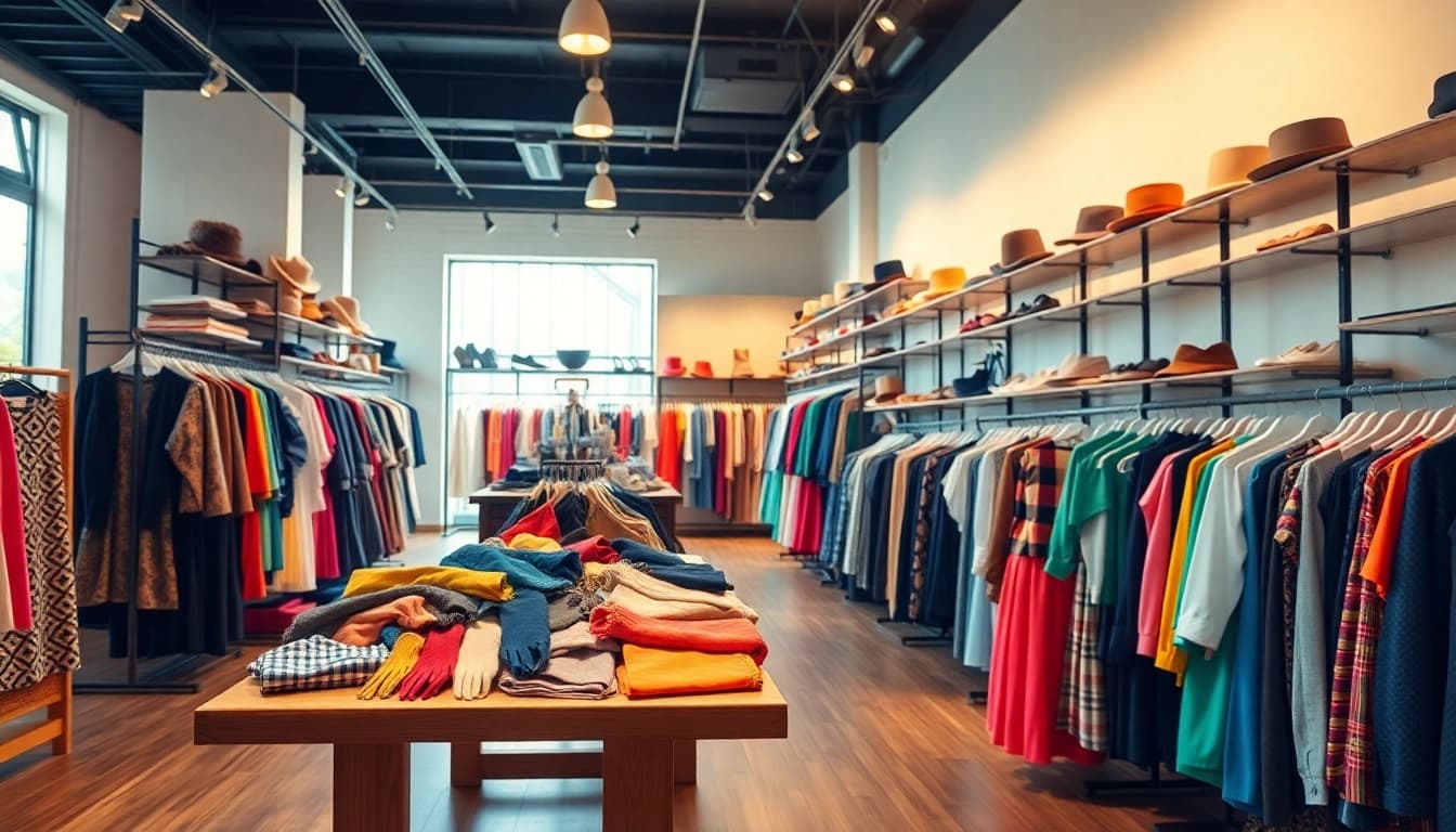 Shop unique fashion finds at this Second hand clothing store with stylish vintage pieces.