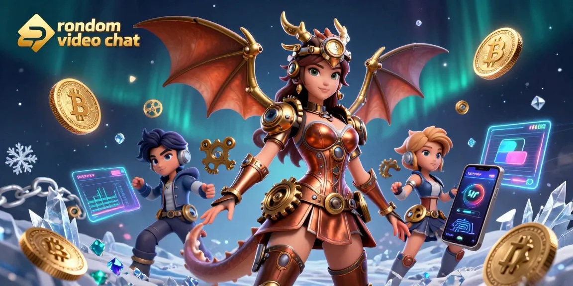 Engage in random video chat with stunning avatars in an immersive casino-themed environment.
