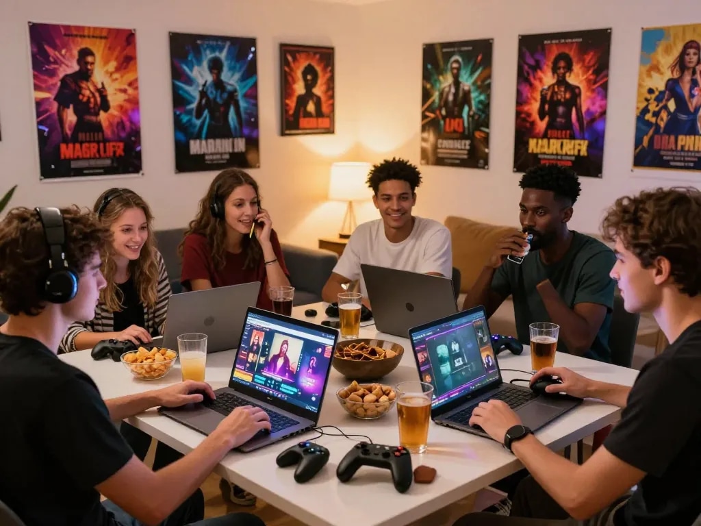 Play engaging porn game online with friends in a lively atmosphere