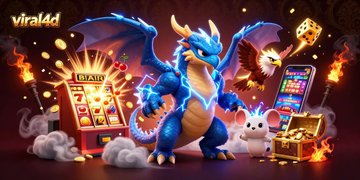 Experience vibrant gameplay with viral4d as exotic characters celebrate in a jackpot explosion