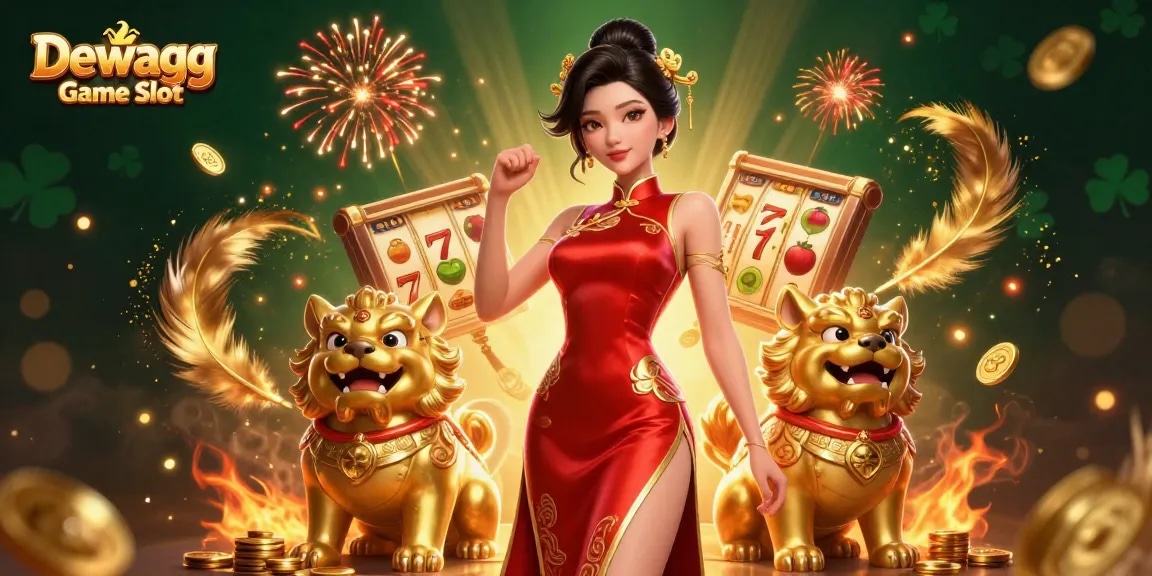 Play exciting Dewagg Game Slot with our glamorous character and festive casino elements.