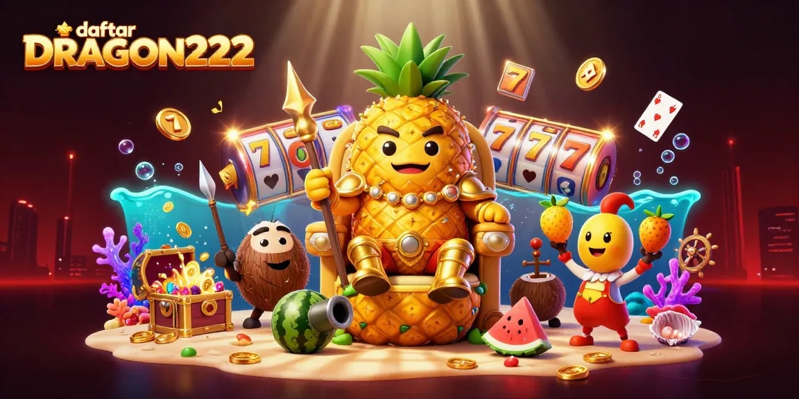 Spin for big wins at daftar DRAGON222 with an enchanting casino scene featuring vibrant characters and exciting elements.