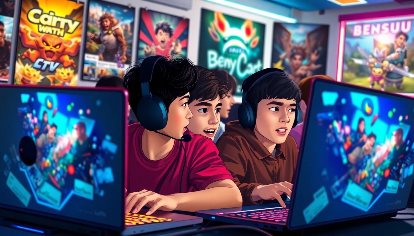 Main event gamers beraksi saat bermain bensu4d game dengan suasana energik.