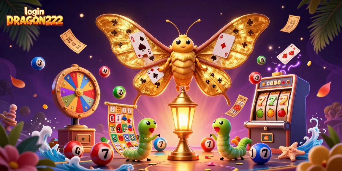 Experience the thrill of login DRAGON222 with dynamic casino elements and vibrant visuals.