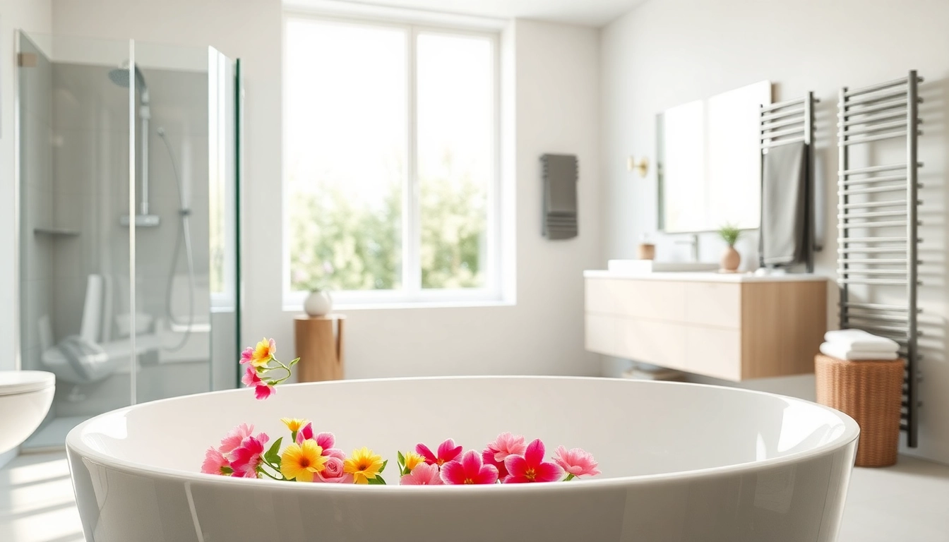 Erleben Sie die Eleganz von Sonni sanitär Produkten in einem modernen Badezimmer.