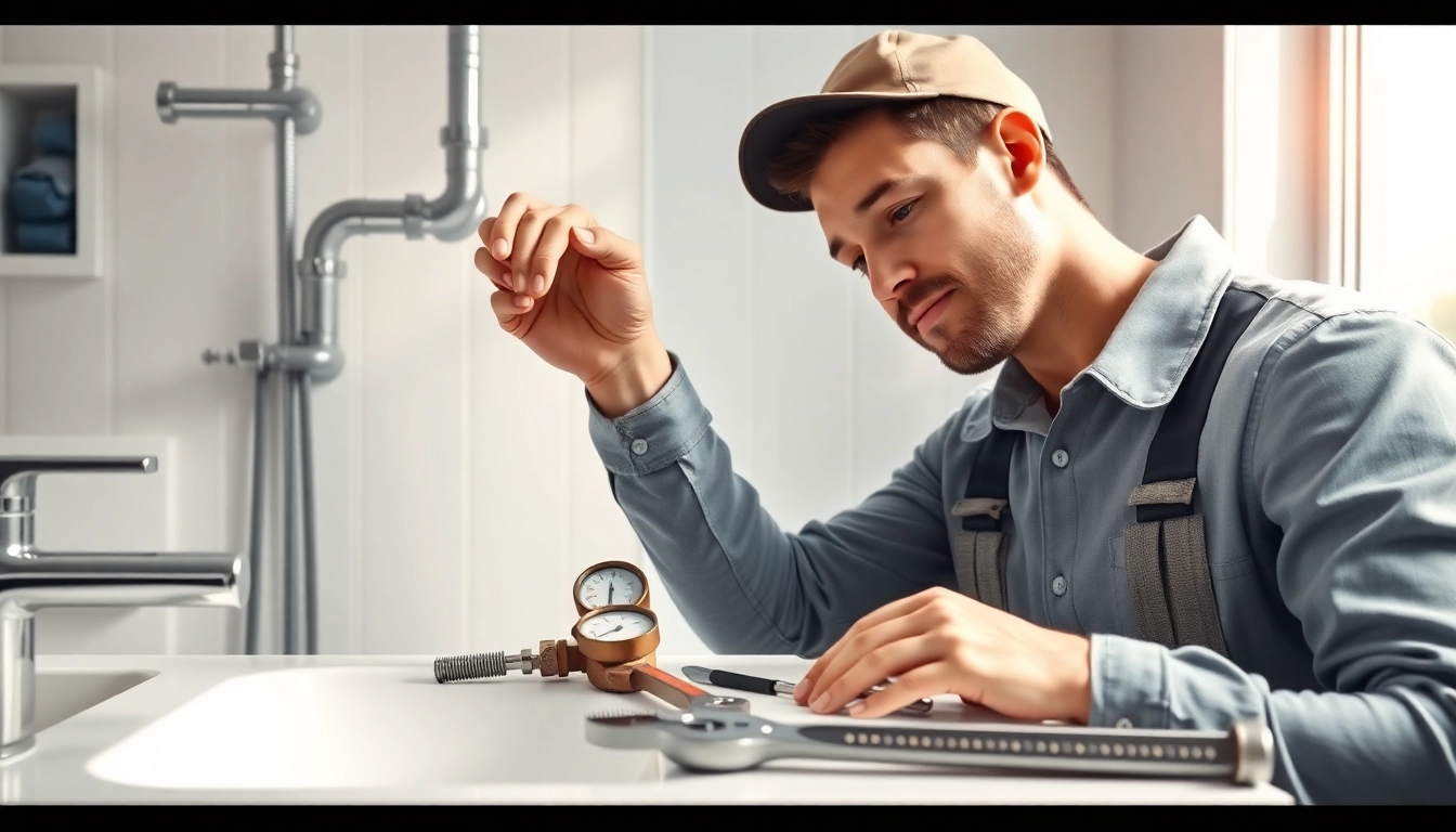 Fixing plumbing knightdale with a professional plumber inspecting pipes.