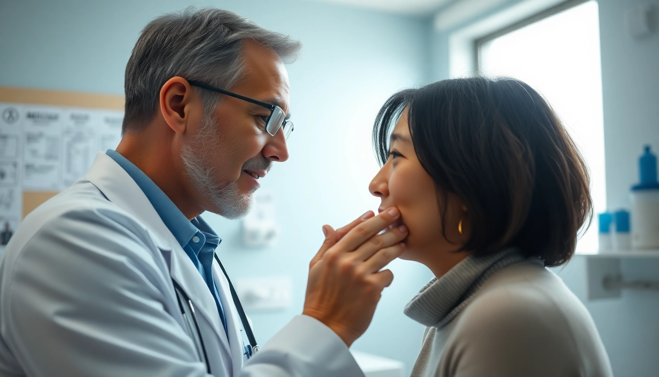 Danny rivera cough evaluation during a medical assessment with a caring healthcare provider.