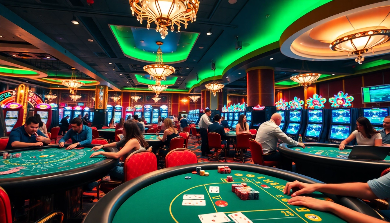 Erfahren Sie, wie online casino spielen Spaß und Spannung bietet mit lebendiger Casinoumgebung.