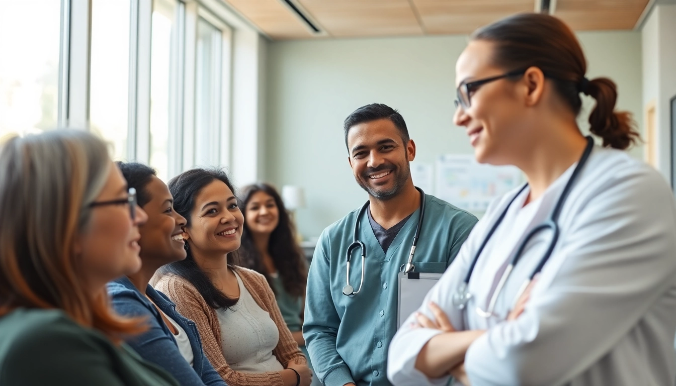 Enhance your Health with a healthcare worker offering support in a welcoming clinic.