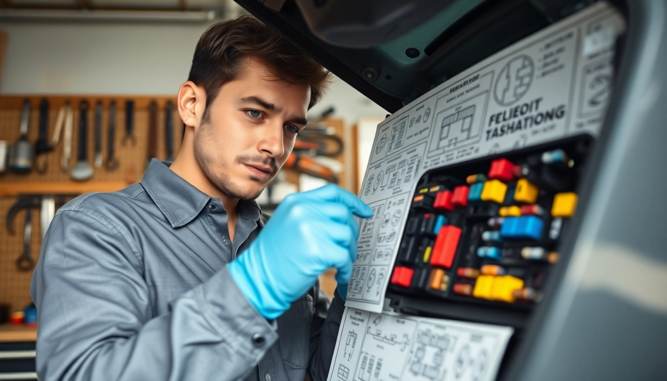 Check automotive fuses at https://bezpieczniki24.pl with a technician using tools for diagnostics.