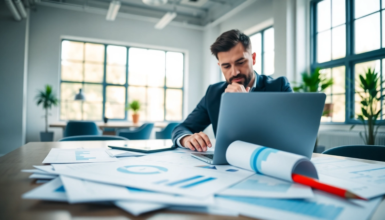 Fractional CFO company providing strategic financial insights in a professional setting.