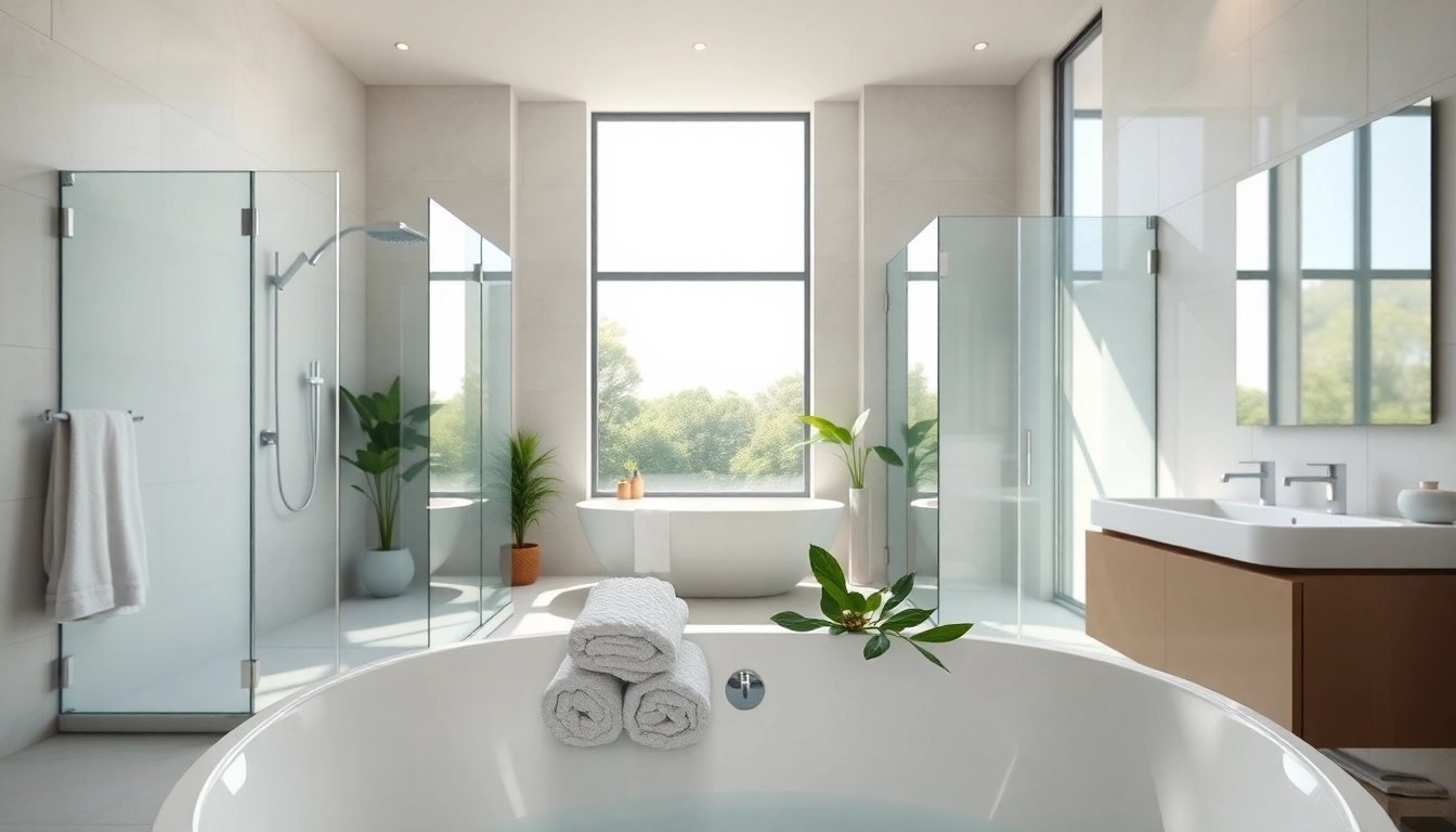 Transform your bathing experience with elegant showers uk in a modern bathroom setting.