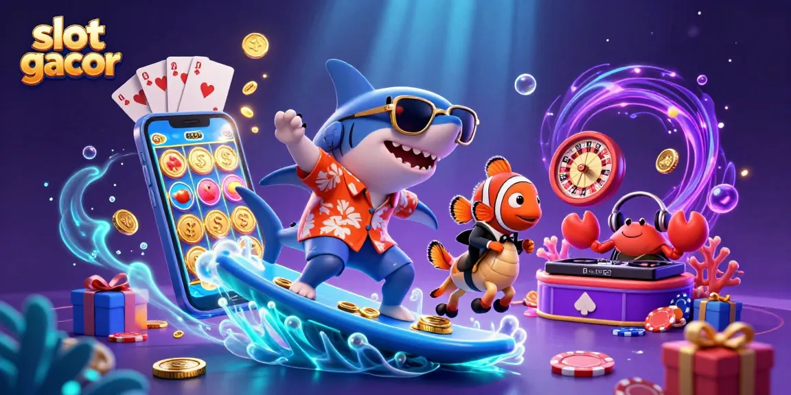Engage with exhilarating slot gacor adventures featuring vibrant characters and exciting casino elements.