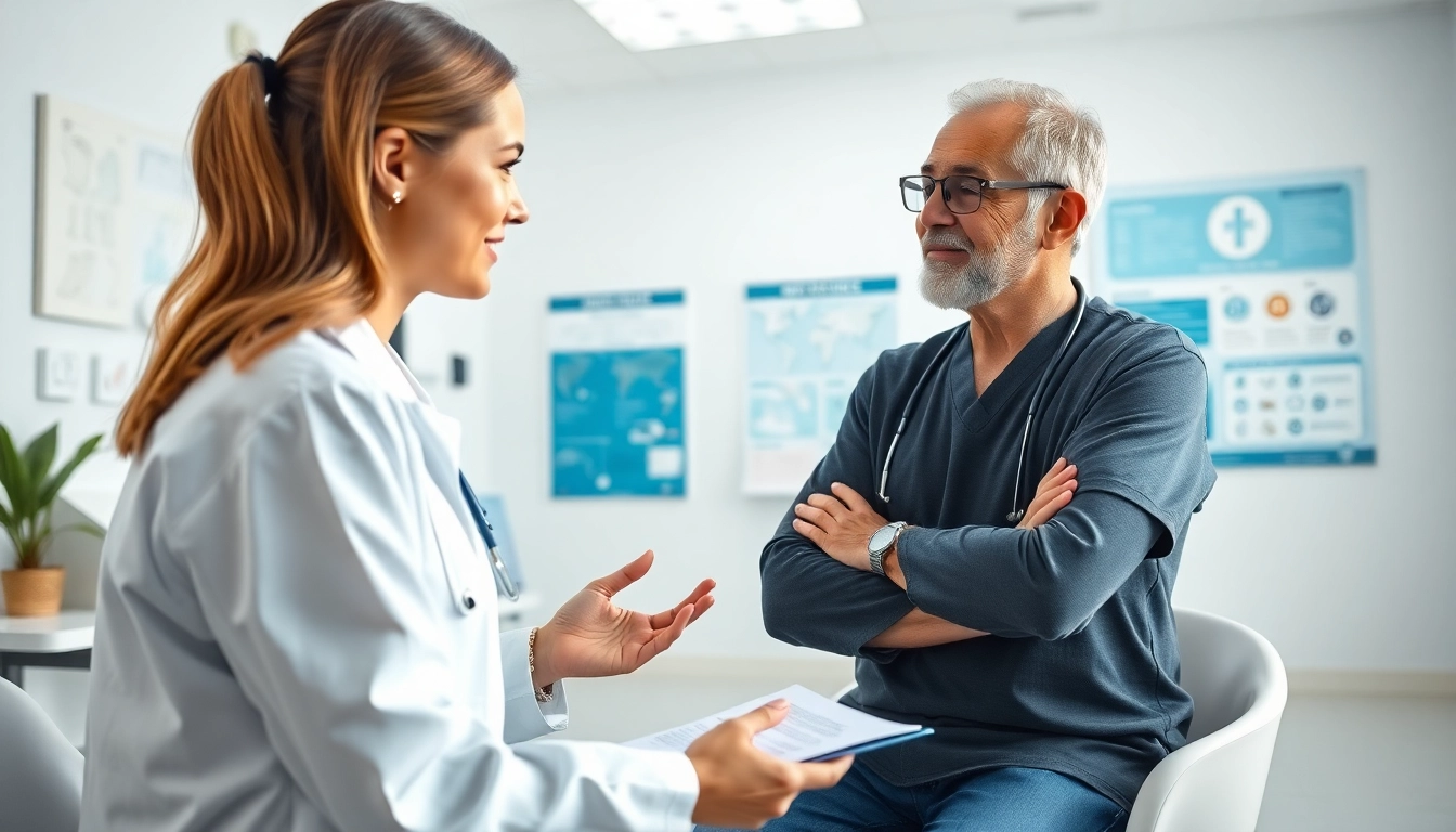 Consultation at https://www.medexdtc.com featuring a healthcare professional and patient.