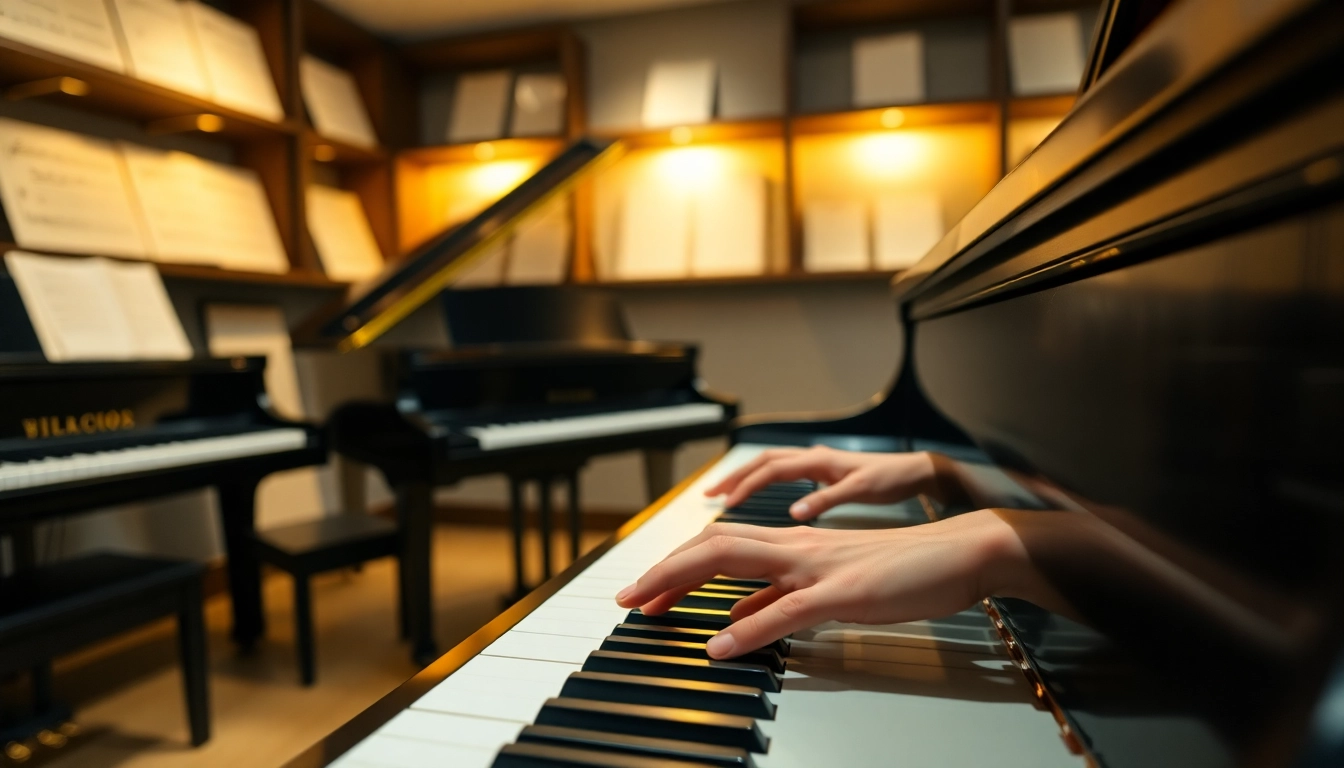 Experience the artistry of piano music at https://whisperings.com.ua with a serene solo pianist performing in a tranquil setting.