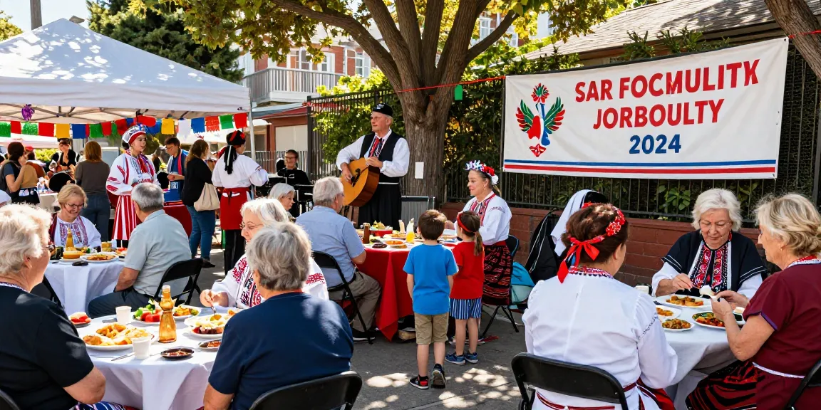 Community gathering at https://www.sfpol.com/ celebrating Polish culture in San Francisco with vibrant activities.