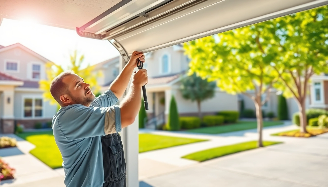 Expert performing Garage Door Replacement Vancouver Wa in a residential neighborhood, showcasing modern design.