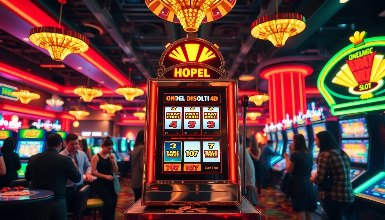Main attractions at ondel4d slot with vibrant colors and energetic ambiance.