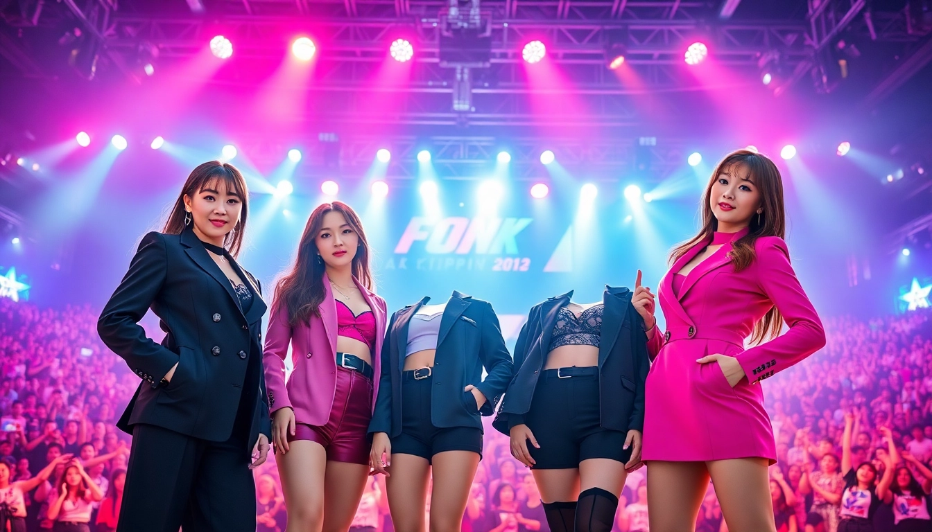 Catch the latest Blackpink news showcasing the members in an electrifying concert atmosphere.
