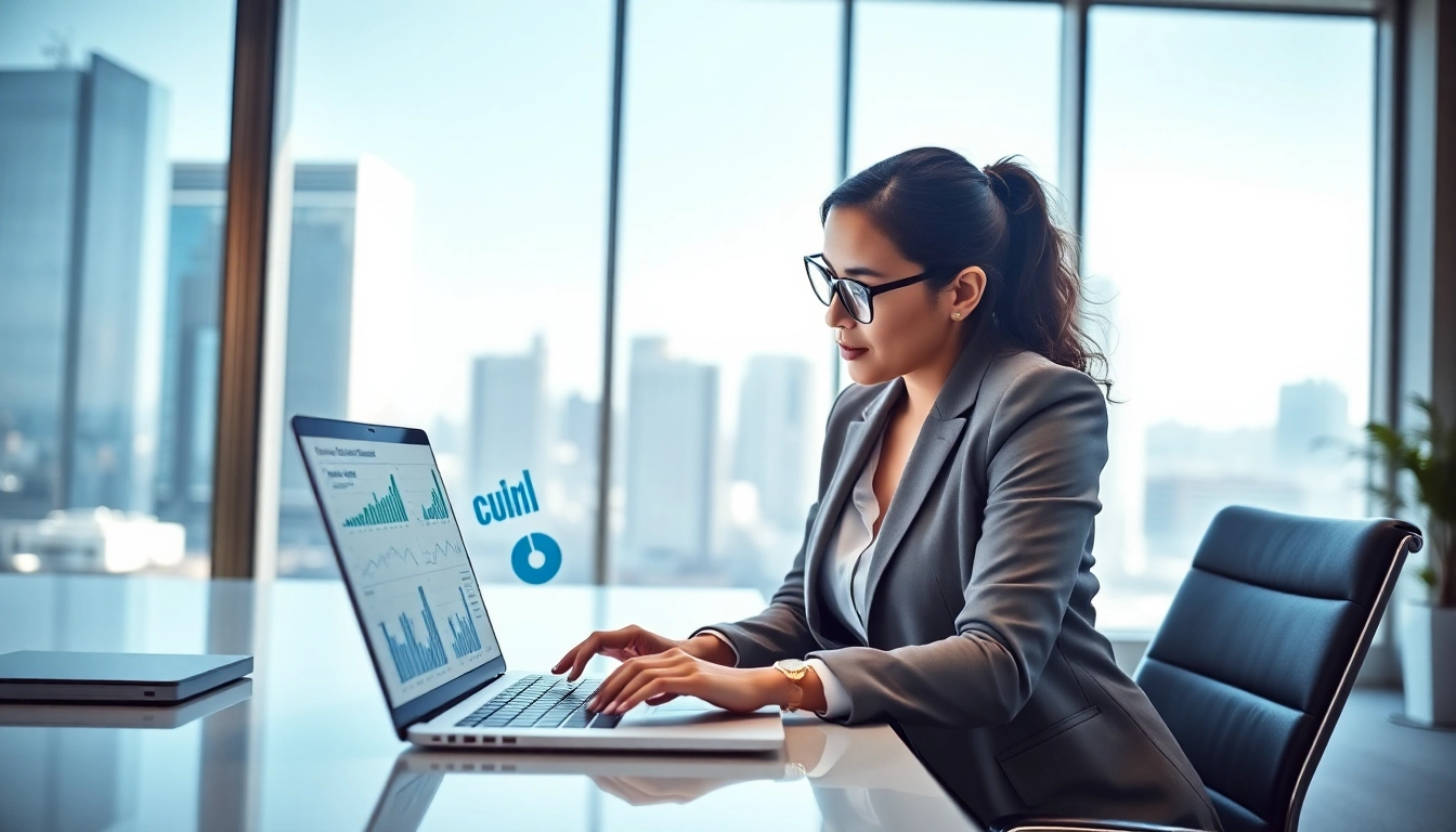 Engaging with competitive intelligence faqs while analyzing data insights in a modern office setting.