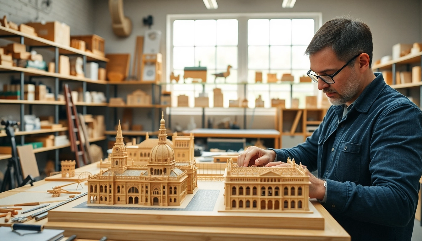 Architekturmodellbau Dresden - Detaillierte Miniaturmodelle im Bau mit handwerklichem Geschick.