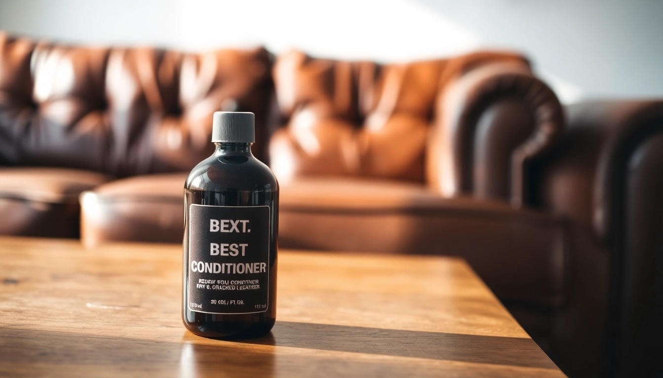 Restoring dry, cracked leather with the best conditioner for dry, cracked leather on a wooden table.