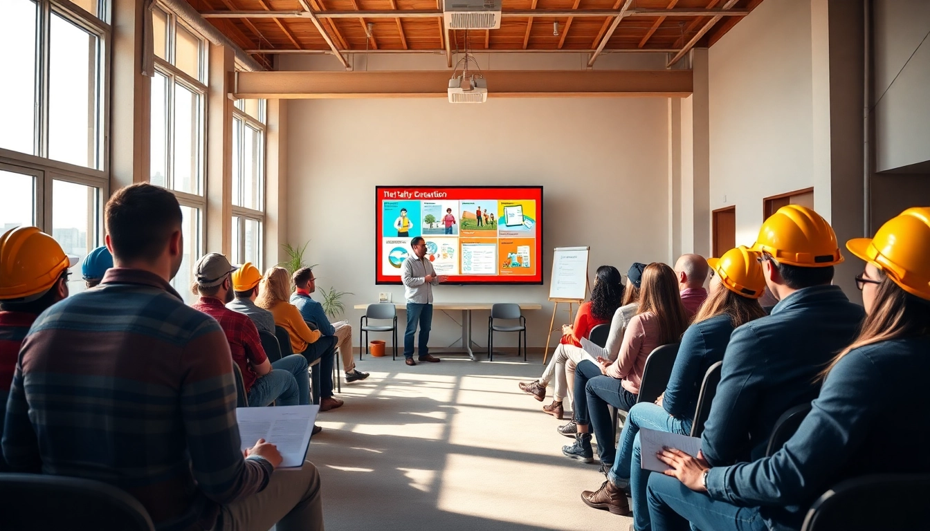 Enhance construction safety training by engaging attendees in a lively training session.