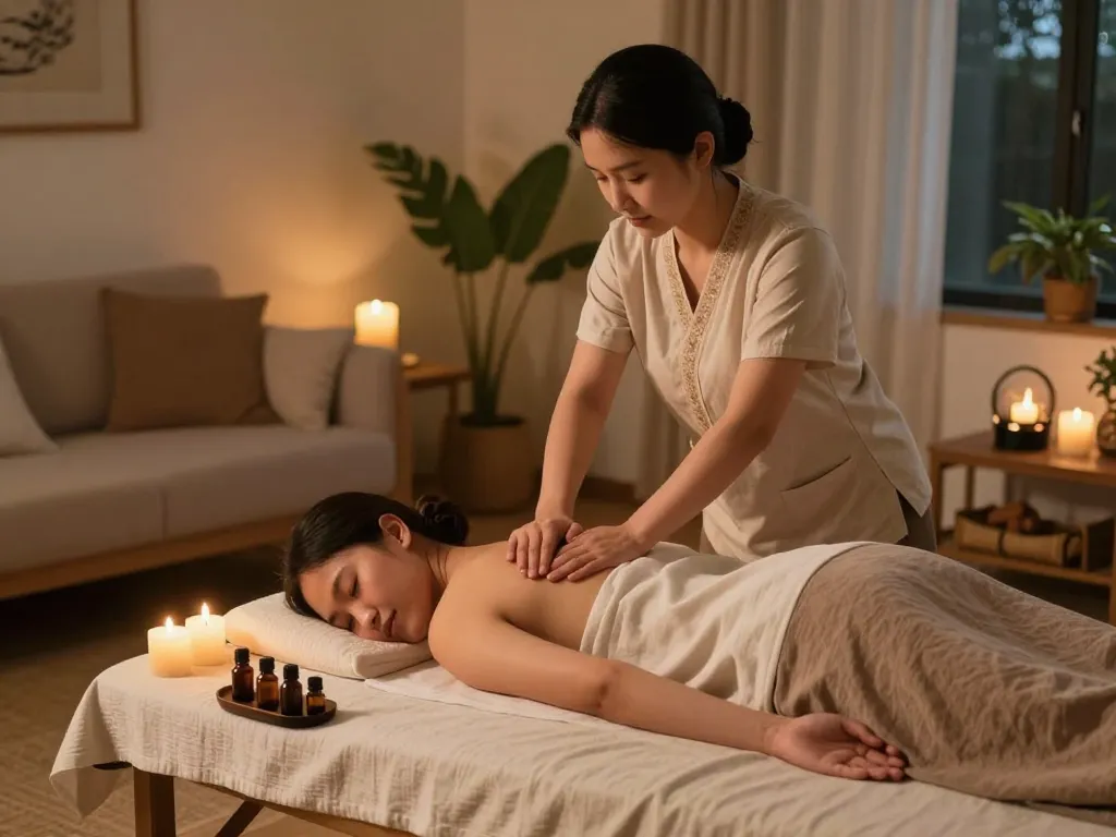 Experience rejuvenating 부천 출장마사지 in a serene home setting with a skilled therapist.
