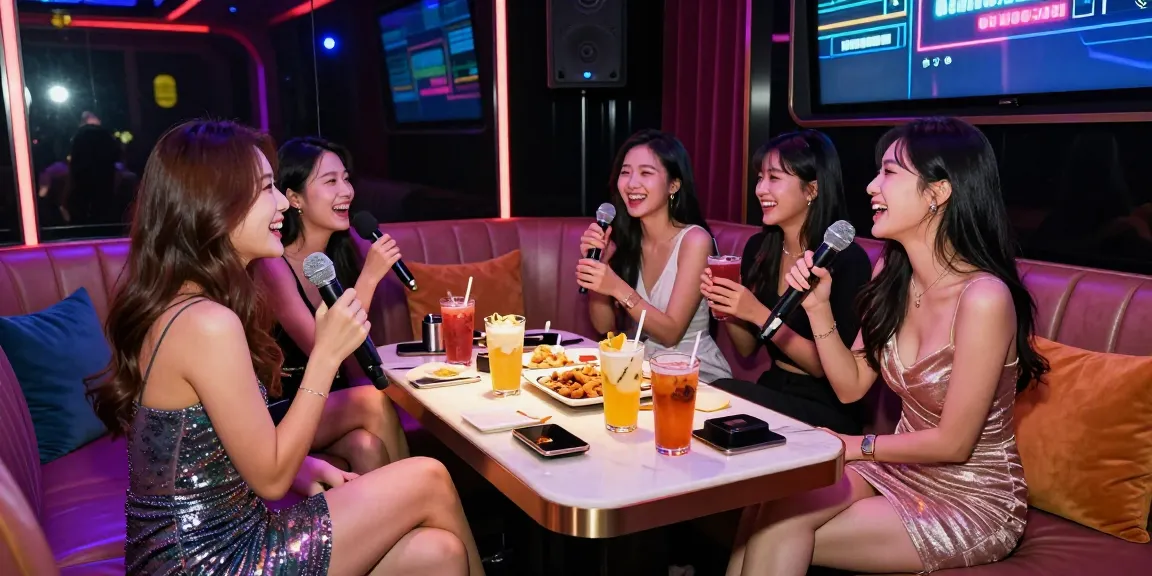 강남쩜오구구단에서 즐거운 시간을 보내는 고객들이 앉아 있는 고급스럽고 아늑한 룸을 묘사하는 이미지