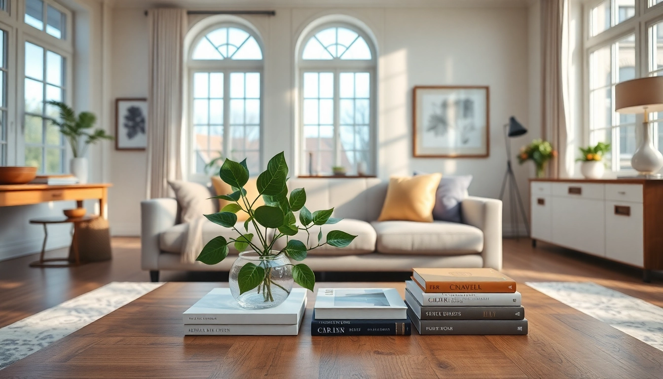 Capture the essence of home renovation with a stylish, light-filled living room showcasing modern decor.