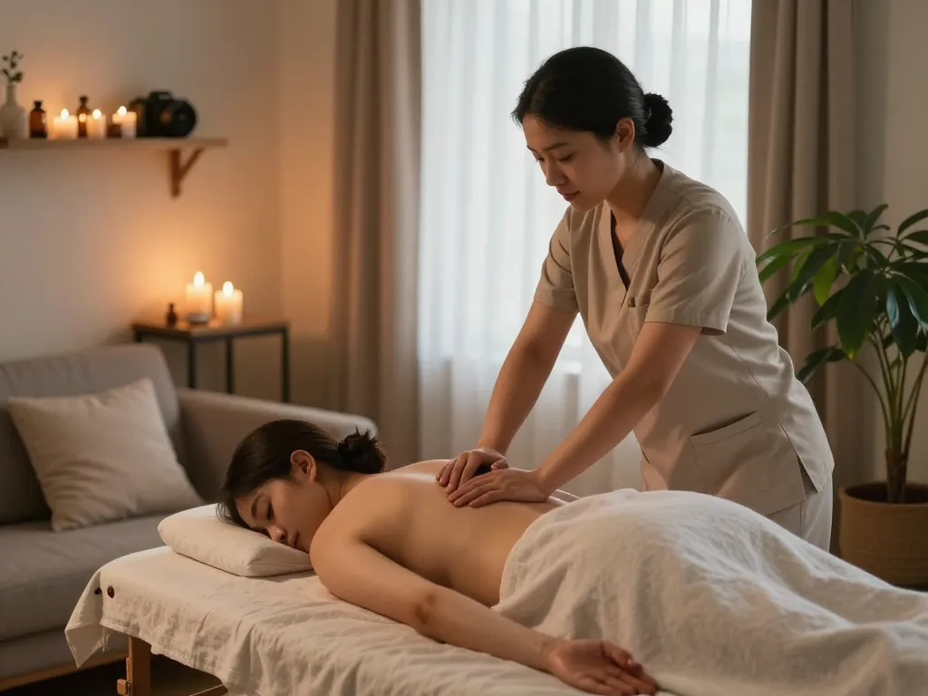 편안한 가정 환경에서 전문 치료사와 함께하는 휴식이 가득한 러시아출장마사지 경험.