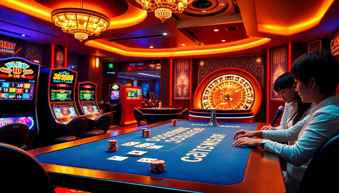 Découvrez l'excitation du casino en ligne avec des machines à sous vibrantes et des tables de cartes captivantes.