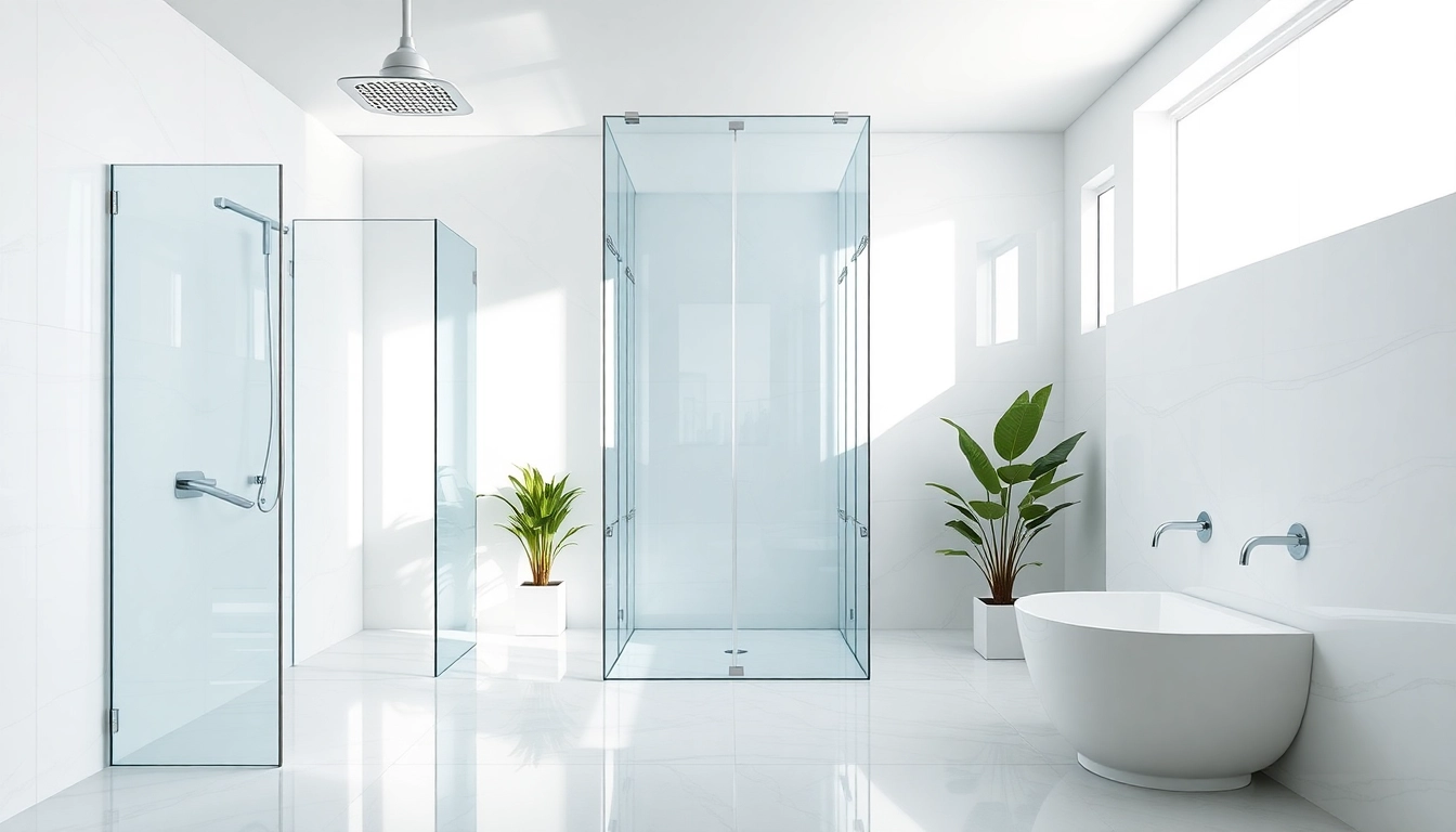 Discover elegant showers showcased in a modern, tranquil bathroom setting with luxurious finishes.