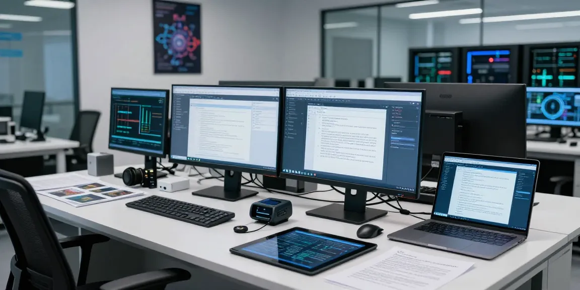 Detect PDF fraud through advanced AI technology in a tech lab.
