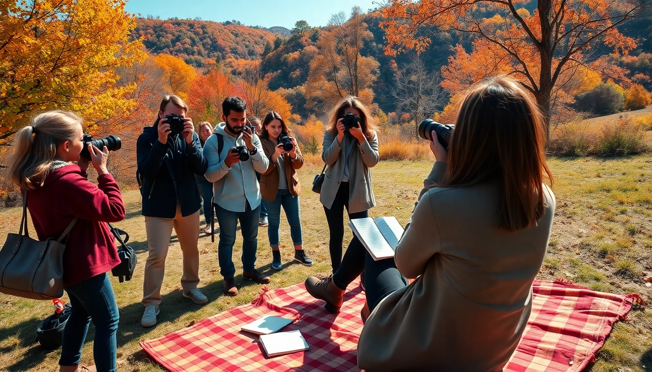 Learn captivating techniques in a fashion photography course through hands-on outdoor experiences.